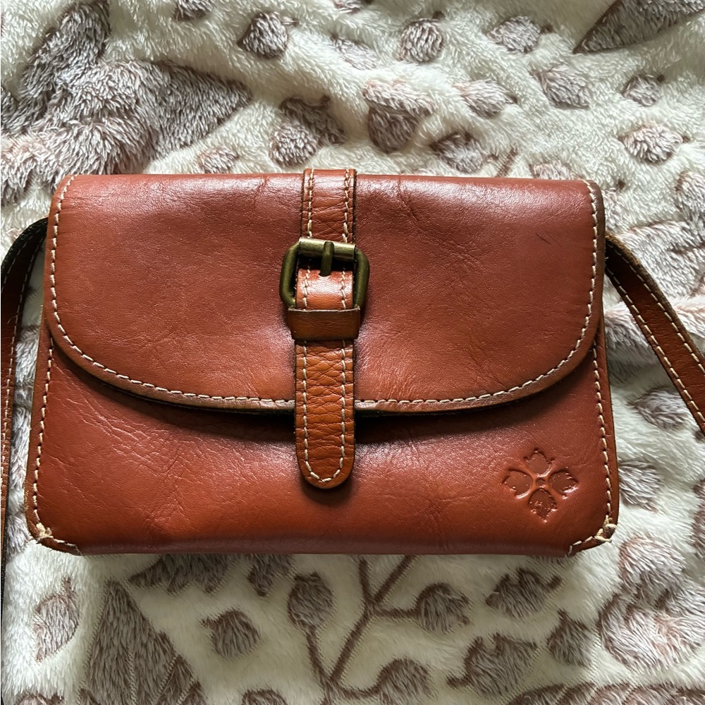 Brown Leather Crossbody Bag